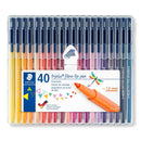STAEDTLER Triplus Color 40 colour fibre-tip pen set 1.0mm