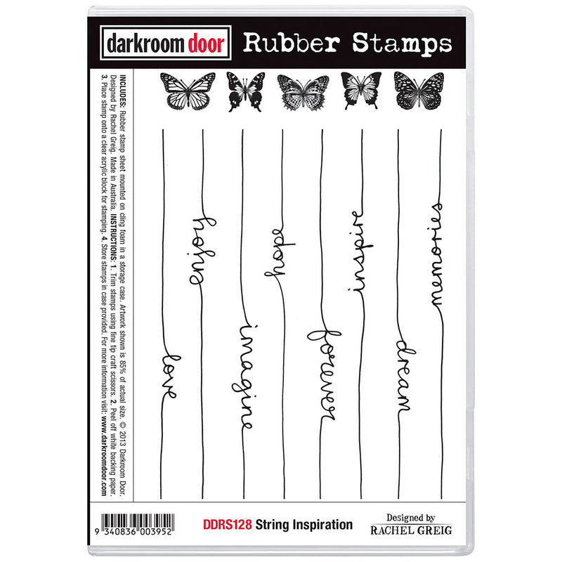 Darkroom Door Rubber Stamps Set: String Inspiration