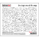 Darkroom Door Rubber Background Stamp: French Script