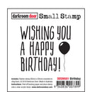 Darkroom Door Rubber Small Stamp: Birthday