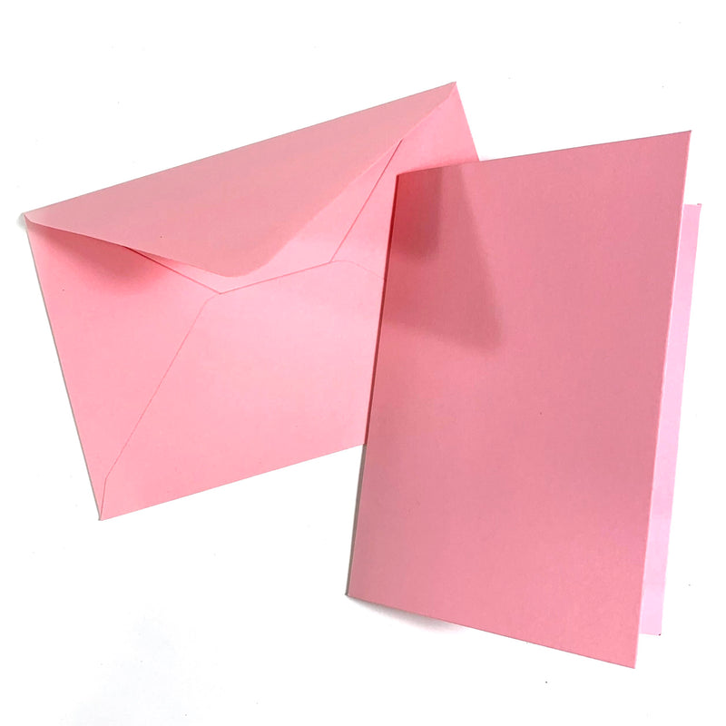 Blank Cards & Envelopes Card Making Set - Blush Pink