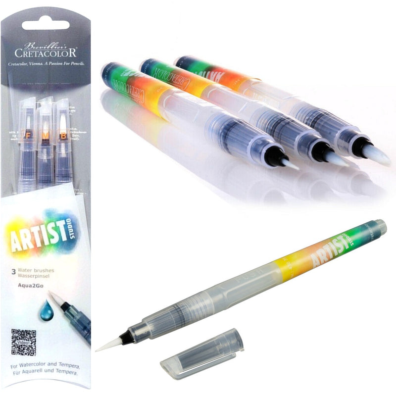 Cretacolor Artist Studio Pencils, Brush and Pencil Case Wrap Art Set