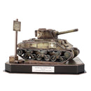 CubicFun 1:35 WWII US M4A4 Sherman Tank – 3D DIY Model Kit