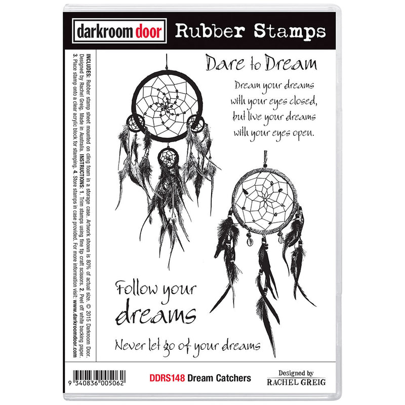Darkroom Door Rubber Stamps Set: Dream Catchers