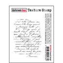 Darkroom Door Rubber Texture Stamp: French Script