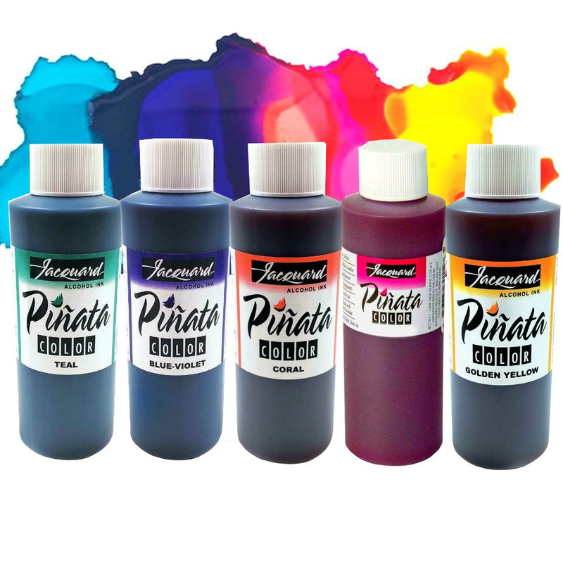 Jacquard Piñata Alcohol Ink Set – 5 x 118ml Bottles (New Colours)