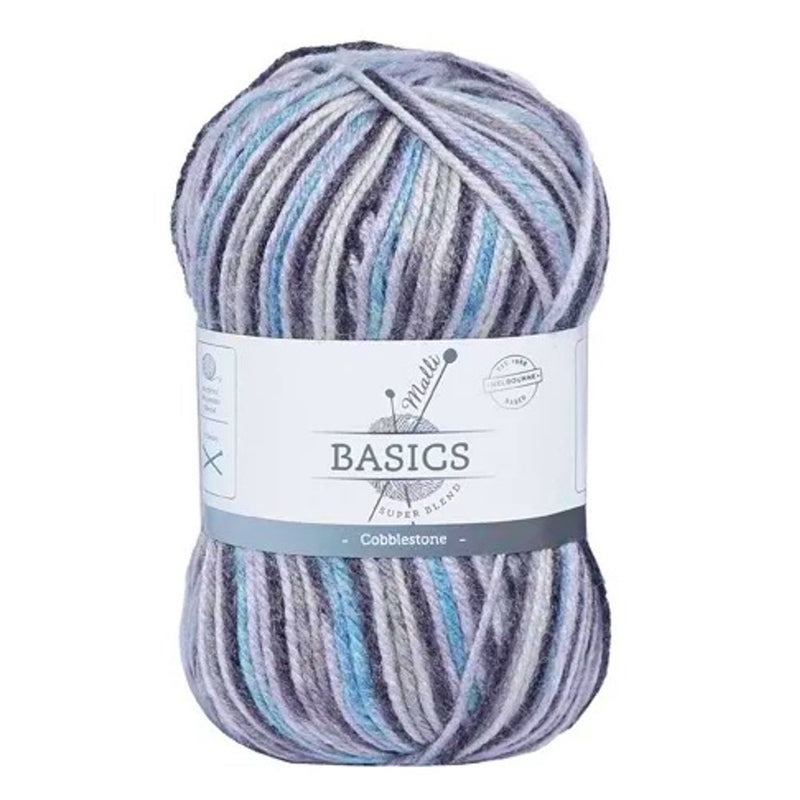 Malli Knitting Super Blend 100g Acrylic Yarn - Cobblestone Mix