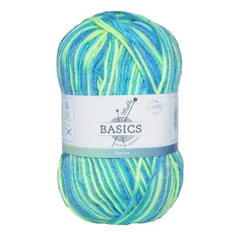 Malli Super Blend 4 Ply Acrylic Yarn 100g – Marine Mix