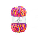 Malli Knitting 100g Velvet Yarn - Sunset Mix