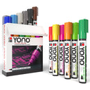 Marabu YONO Acrylic Paint Markers | 12-Pack (1.5-3mm)