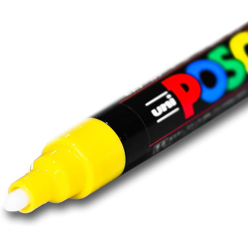 Uni POSCA 10pk Water Based Brush Tip Art Pens Opaque Paint Markers
