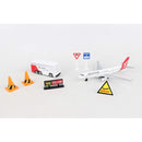 Qantas Airport Play Set Activity Die Cast A330 Aircraft & Bus Toy Model