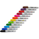 Sharpie 12pk Permanent Brush Tip Markers Pens