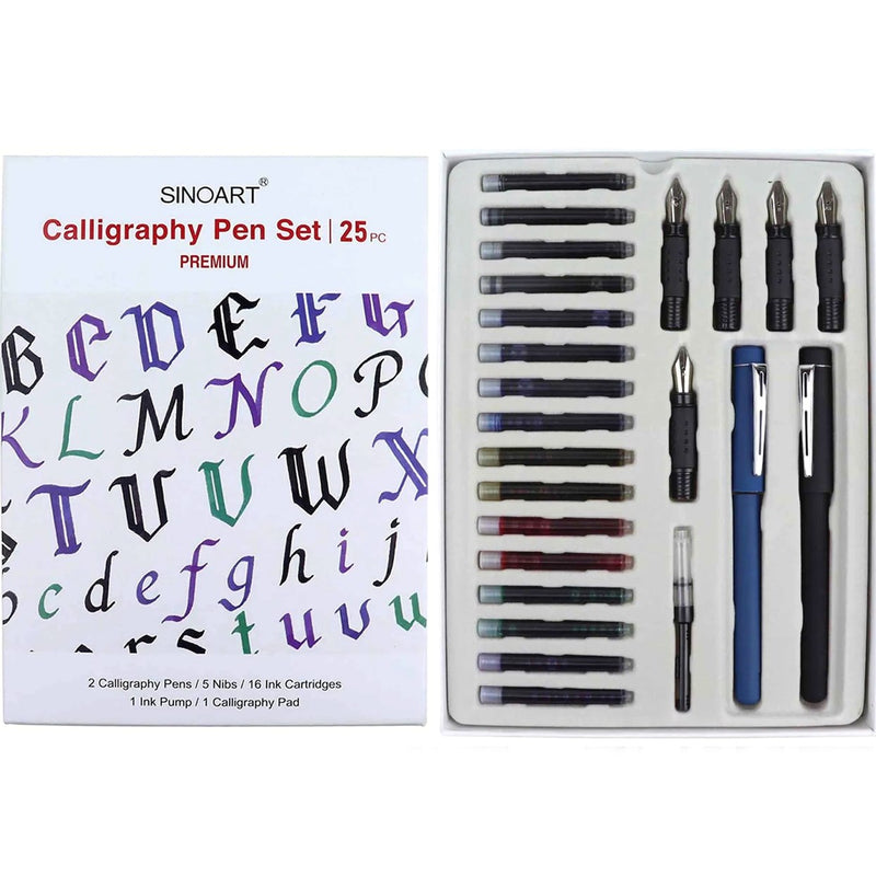 Sinoart 25pcs Premium Calligraphy Pens Gift Box Set