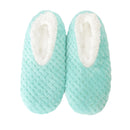 SnuggUps Women’s Super Soft Slippers – Aqua (Medium 7–8)