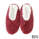 SnuggUps Women’s Super Soft Slippers – Burgundy (Medium 7–8)