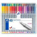STAEDTLER Triplus Fineliner 40 colour set 0.3mm pens