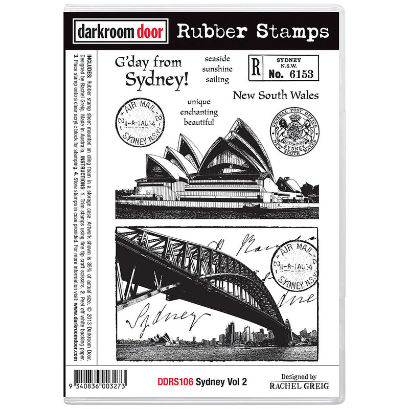 Darkroom Door Rubber Stamps Set: Sydney Vol 2