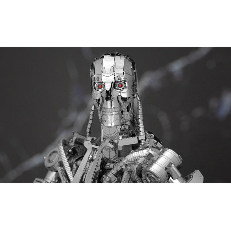 Metal Earth Metal Earth Iconx 3D Model Building Kit - Terminator T-800 Endoskeleton