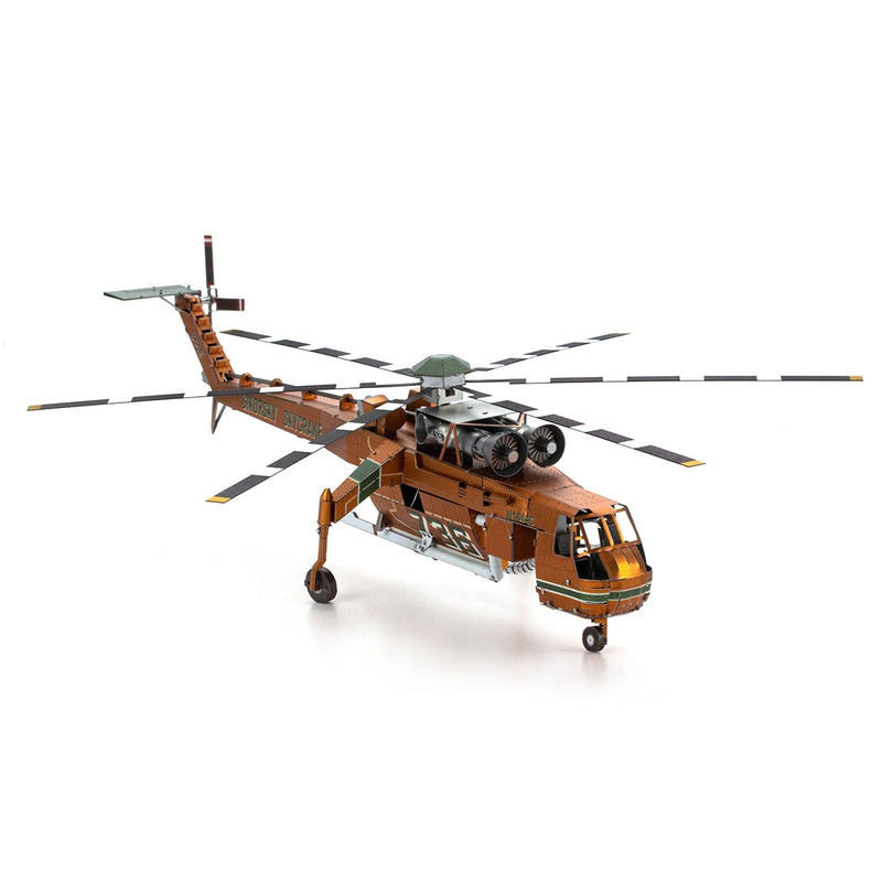Metal Earth Metal Earth Iconx Model Building Kit - Sikorsky S-64 Skycrane 1:112 Scale