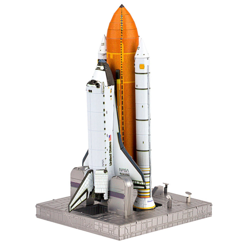 Metal Earth Metal Earth Iconx 3D Model Building Kit - Space Shuttle Launch Kit 1:342 Scale