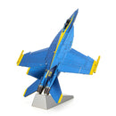 Metal Earth Metal Earth Iconx - Blue Angels F/A-18 Super Hornet US NAVY Plane 1:97 Scale