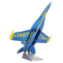 Metal Earth Metal Earth Iconx - Blue Angels F/A-18 Super Hornet US NAVY Plane 1:97 Scale