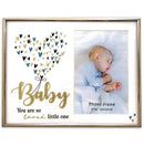 Landmark Baby Boy Glitter Photo Frame fits 6"x4" Photo
