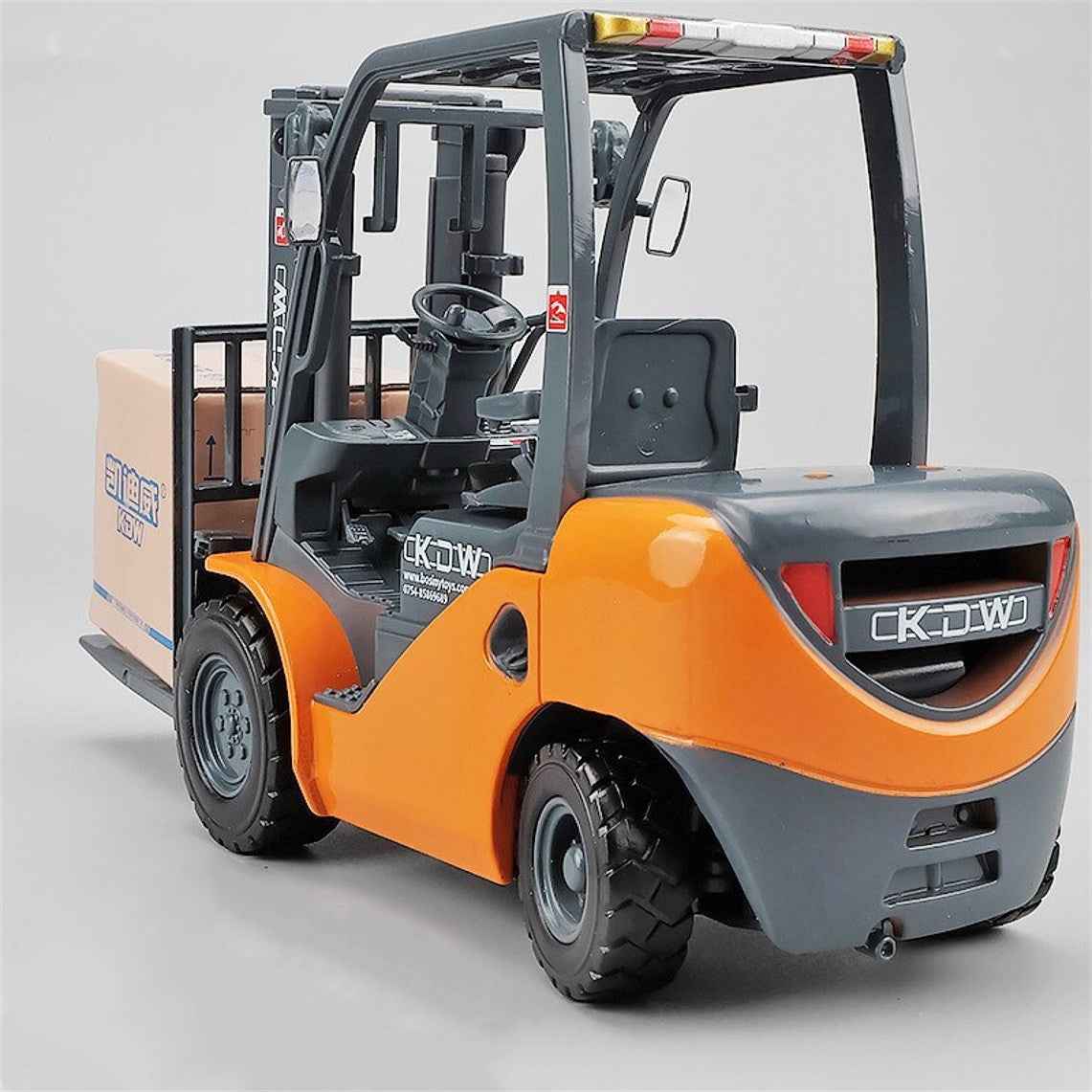 BYD ECB35 Forklift Diecast Model - 1/25 Scale Blue Pre-Built Display Truck