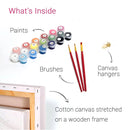 5D Picture DIY Paint by Numbers Craft Painting Kit 30x40 Canvas Colourful Ostriches