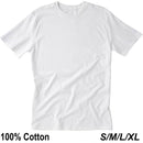 Kraft Collection White 100% Cotton Tee Shirt T-Shirt S/M/L/XL