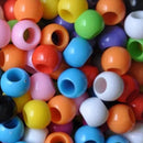 Kraft Collection Round Acrylic Multi Coloured Beads 10mm 100pcs