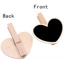 Chalkboard Hearts Pegs Ebellishments - 12pk