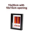 Unigift Unigift Black Deep Shadow Box Photo Picture Frame 15x20cm