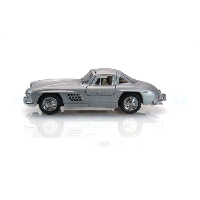 1954 Mercedes-Benz 300 SL Coupe Silver 1:36 scale Die Cast model classic car