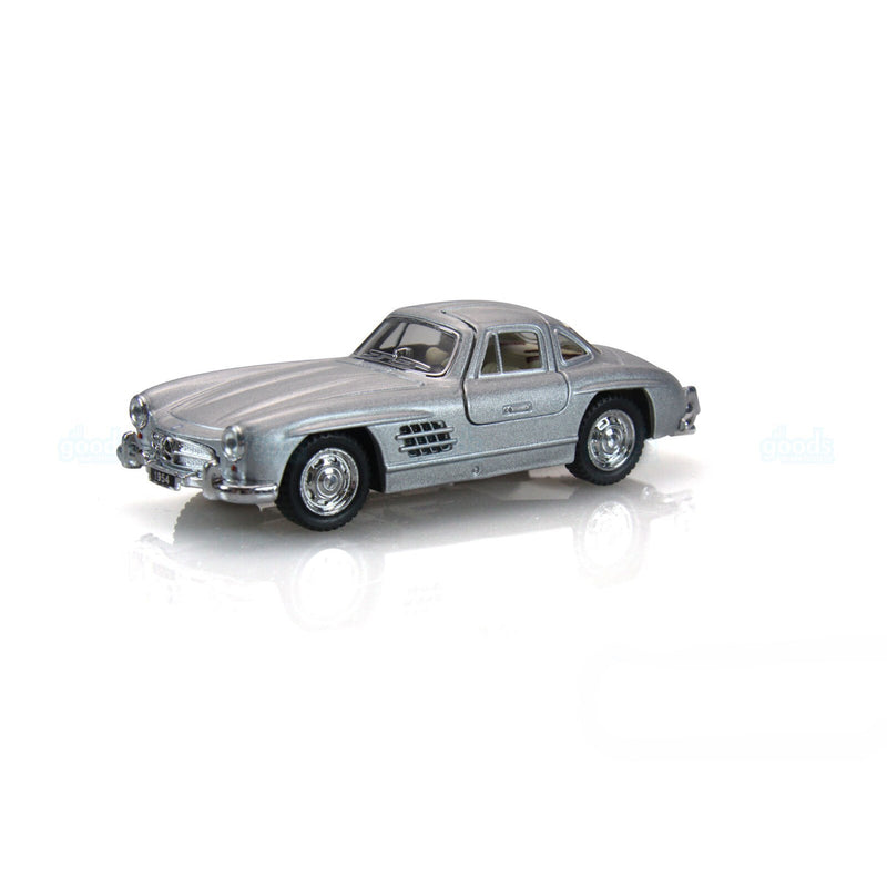 1954 Mercedes-Benz 300 SL Coupe Silver 1:36 scale Die Cast model classic car