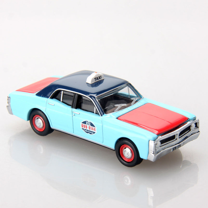 1971 Aussie Classics XY Ford Falcon Taxi Set 1:64 Scale Die Cast 3D Model Car