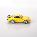 1993 Porsche 964 Turbo Yellow 1:34 Scale Die-Cast Model Sports Car