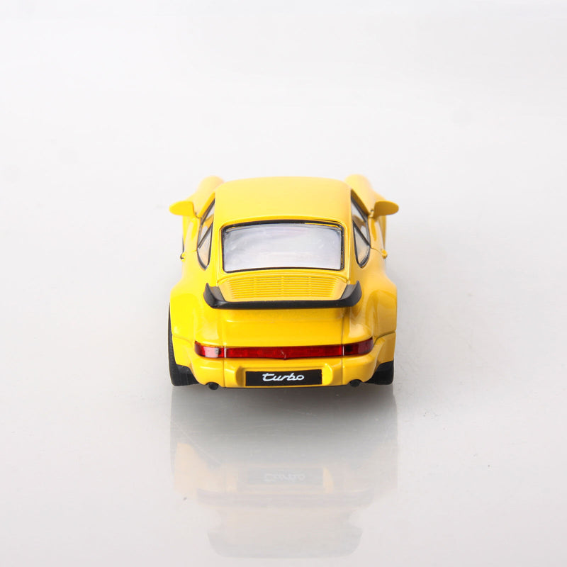 1993 Porsche 964 Turbo Yellow 1:34 Scale Die-Cast Model Sports Car