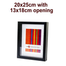 Unigift Unigift Black Deep Shadow Box Photo Picture Frame 20x25cm