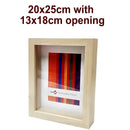 Unigift Unigift Natural Deep Shadow Box Photo Picture Frame 20x25cm