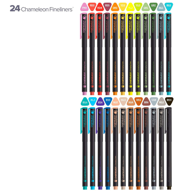 Chameleon Chameleon Colour Blending Fineliner Pens - Bold Colours