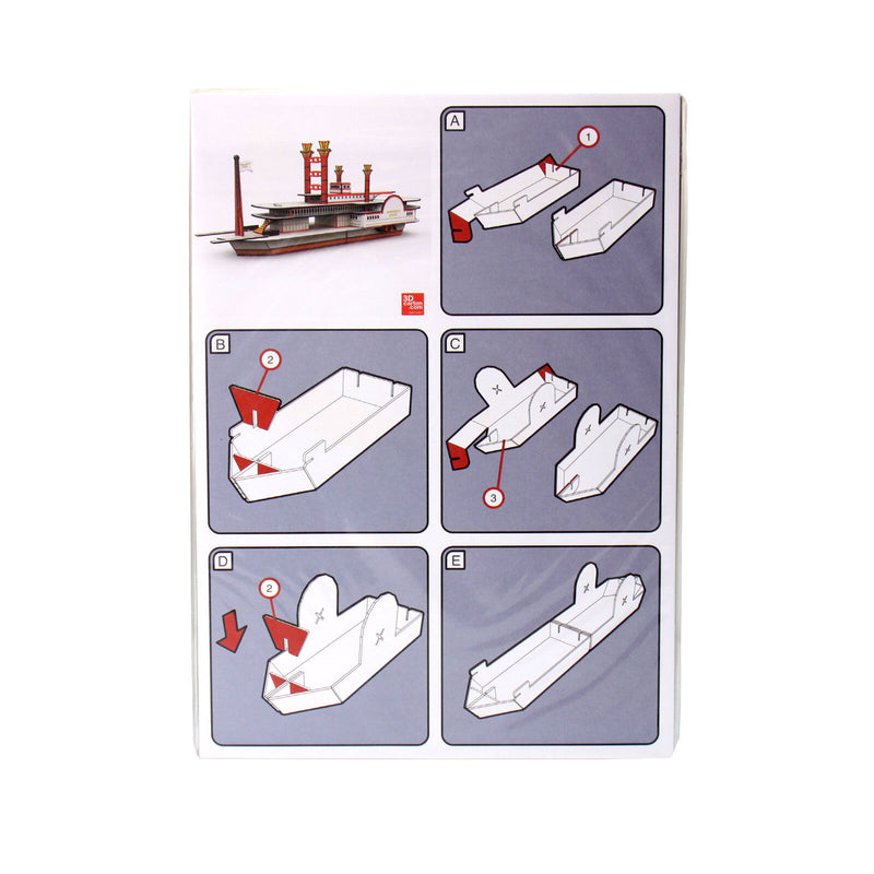Build A Boat - Book & 3D Puzzle Building Kit