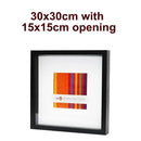 Unigift Unigift Black Deep Shadow Box Photo Picture Frame 30x30cm