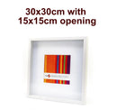 Unigift Unigift White Deep Shadow Box Photo Picture Frame 30x30cm
