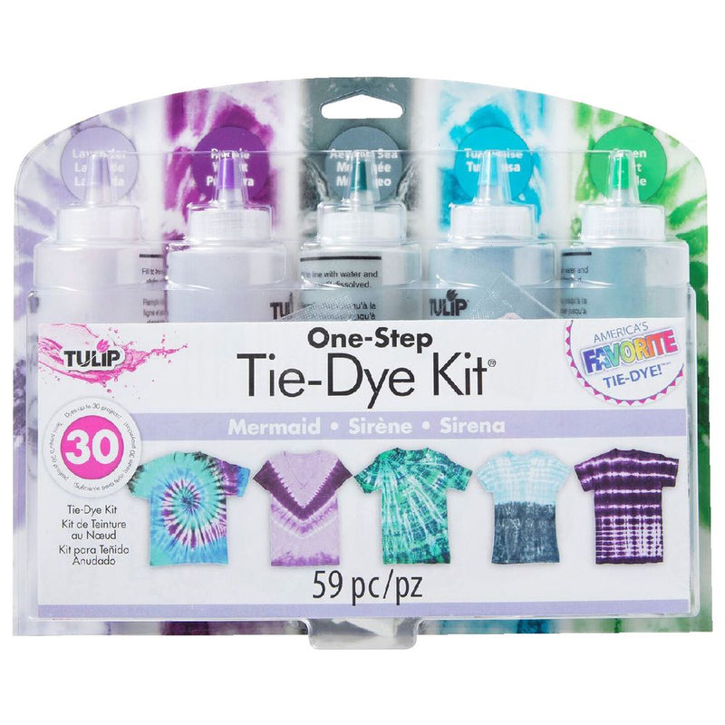 Tulip TULIP One Step Fabric Tie Dye Kit 5 Colours - Mermaid