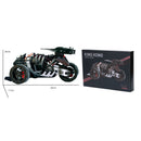 Zilipoo Future Warrior Chariot Bike 125pcs DIY 3D Puzzle Model Building Kit