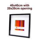 Unigift Unigift Black Deep Shadow Box Photo Picture Frame 40x40cm