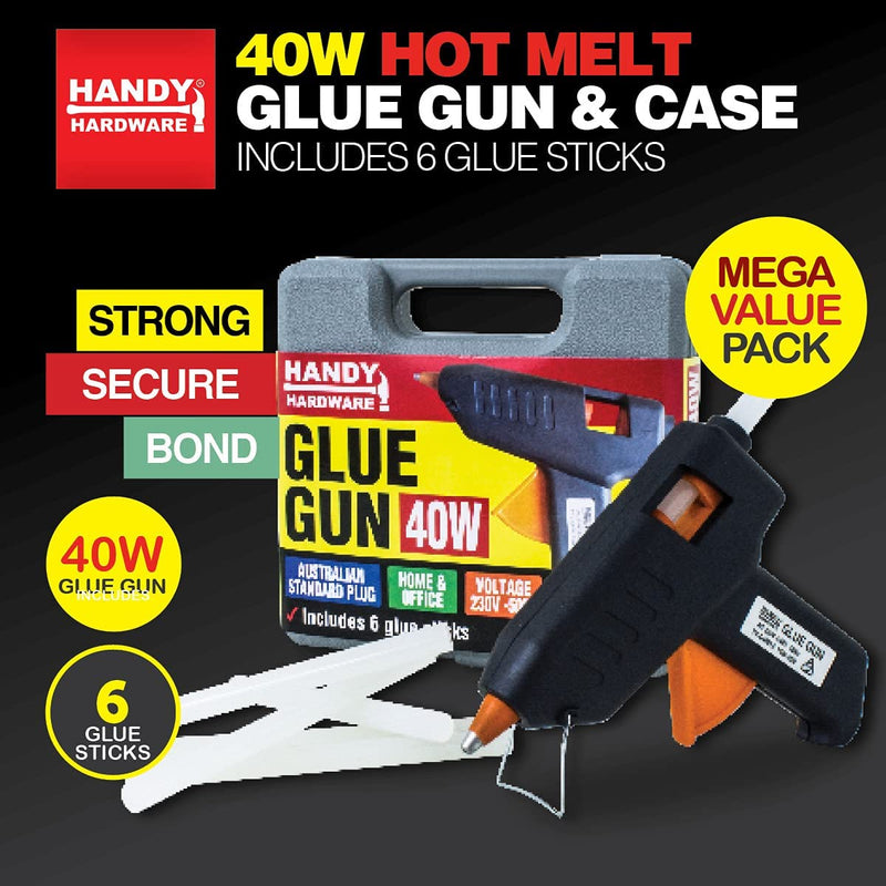 Handy Hardware Handy Hardware 40w Glue Gun with Carry Case