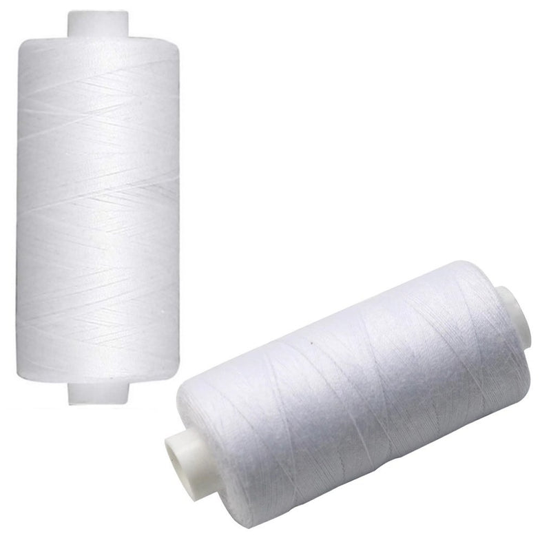 Kraft Collection Sewing Thread White 500m x 2